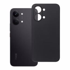 Juodas silikoninis dėklas Poco X8 Pro Max 5G