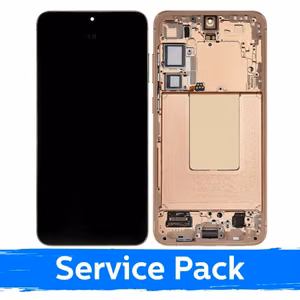 LCD Display Compatible Samsung S926 S24 Plus with Frame / Sandstone Orange / (Service Pack) +INCLUDING BATTERY