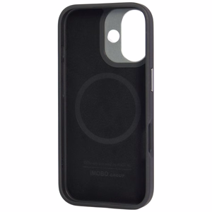 Audi RSQ Anglies pluošto Sportinis raudonas apskritimas Magnetinis dėklas telefonui iPhone 17 - juodas