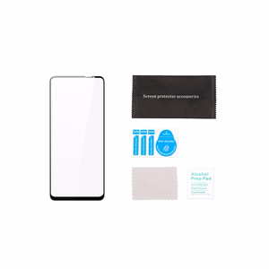 Dux Ducis 10D Apsauginis stiklas 9H viso ekrano su rėmu, derinamas su dėklu Motorola Moto E32, juodos spalvos