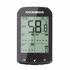 Rockbros M1Pro Bluetooth GPS dviračio kompiuteris, IPX6 – juodas