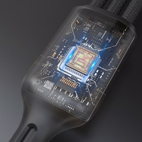 Apple Watch Dudao A12Max+ PD 100W 3in1 įkrovimo kabelis: USB-C Lightning 1.2m - juodas