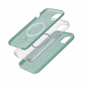 Crong Color Cover Magnetic MagSafe dėklas, skirtas iPhone 15, mėtinis