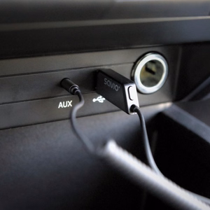 Savio TR-16 siųstuvo AUX adapteris su laisvų rankų funkcija, Bluetooth 5.3, Google Assistant / Siri