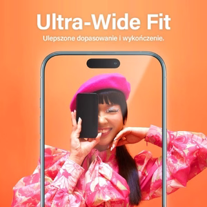 PanzerGlass Itin platus Apsauginis stiklas su pozicionieriumi iPhone 15 Pro Max