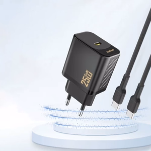 Dudao A27 25W GaN USB-C sieninis įkroviklis - juodas