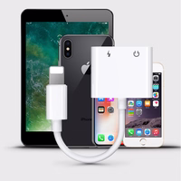 Joyroom S-Y104 ausinių adapteris Lightning / 2x Lightning - baltas