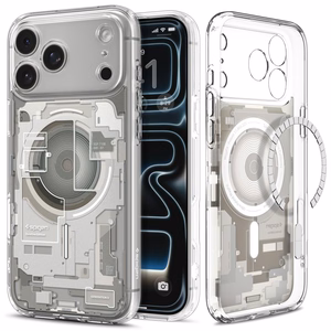 Spigen Ultra Hybrid MagSafe Zero One dėklas iPhone 18 Pro Max / 17 Pro Max, titano spalvos