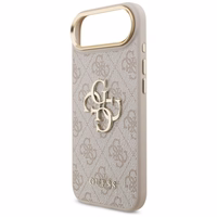 Guess 4G Charms Collection Magnetinis dėklas telefonui iPhone 17 Pro - rudas