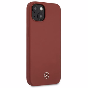 Mercedes Silicone Line чехол iPhone 13 - Красный