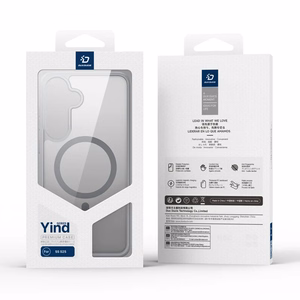 DUX DUCIS чехол YIND совместим с MagSafe для Samsung S25 серый