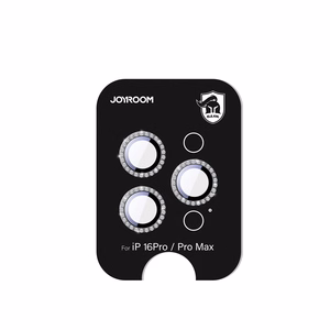 Joyroom JR-MSJ0307 Apsauginis stiklas iPhone 16 Pro/16 Pro Max objektyvams - juoda