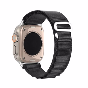 DUX DUCIS dirželis GS nailoninis Apple Watch 42 / 44 / 45 / 49 mm juodas