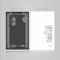 Nillkin Textured dėklas patvarus sustiprintas dėklas su gelio rėmu ir nailono nugarėle Honor 50 SE juodas