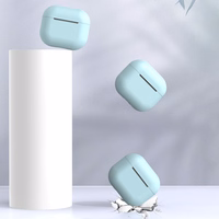 AirPods dėklas silikoninis minkštas ausinėms baltas (C)