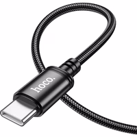 Kabelis USB C į USB C Hoco 3A 60W 1 m X89 juodas