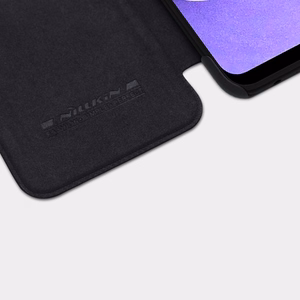 Nillkin Qin odinis dėklas Samsung Galaxy A03s juodas