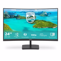 Philips E Line 241E1SCA/00 kompiuterio monitorius 59,9 cm (23.6") 1920 x 1080 pikseliai „Full HD“ LCD Juoda
