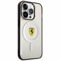 Ferrari FEHMP14XURKT iPhone 14 Pro Max 6.7" skaidrus kietas dėklas telefonui kontūrinis magnetinis (MagSafe)