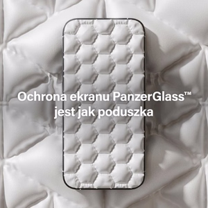 PanzerGlass Apsauginis stiklas su itin plačiu tinka su pozicionieriumi, skirtas iPhone 15 Plus
