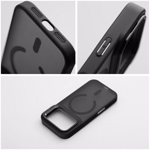 Case for iPhone 15 Forcell F-Protect Shadow Stand Premium compatible with MagSafe black
