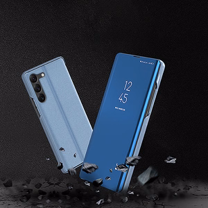 Dėklas telefonui Clear View Case Samsung Galaxy S23+ atverčiamas dėklas juodas