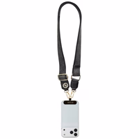 GUESS universalis dirželis GUUCNP4DGMK (4G PU dirželis, rišiklis, Strass metalo logotipas) juodas