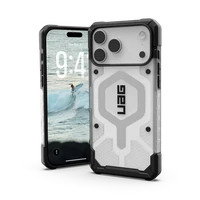 UAG Pathfinder Clear MagSafe Dėklas iPhone 17 Pro Max - Baltas and Gray