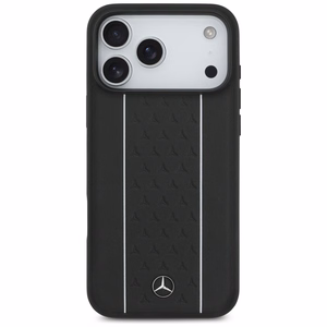Mercedes Odinis Žvaigždės Rašto Juostelės Magnetinis Dėklas telefonui iPhone 17 Pro Max - Juodas