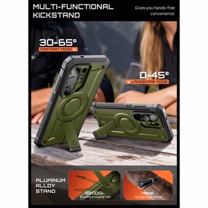 "Supcase Unicorn Beetle Pro Mag MagSafe" 2 komplektų dėklas "Samsung Galaxy S26 Ultra" - žalias ir juodas