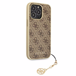 Guess GUHCP13LGF4GBR iPhone 13 Pro / 136,1" rudas/rudas dėklas 4G Charms Collection