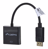 Lanberg AD-0007-BK vaizdo kabelio adapteris 0,1 m DisplayPort DVI-D Juoda