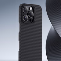 Benks Magnetinis Armor Air Kevlar dėklas telefonui iPhone 16 - PC rėmas 600D - juodas (m)