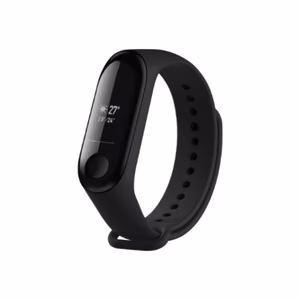 FIXED FIXSSTB-1414-BK – силиконовый ремешок для часов, Xiaomi Mi Band 3/4, чёрный