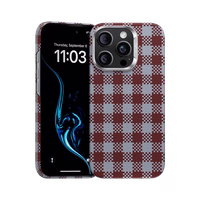 Benks magnetinis Armor Vichy Kevlar dėklas (RF66) iPhone 16 Pro Max raudonas