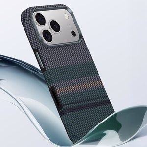 Benks magnetinis Armor Pro Aurora Kevlar 600D dėklas (C069) Iphone 17 Pro telefonui (su kameros valdymo mygtuku)