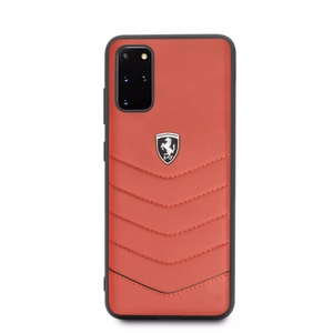 Ferrari kietasis dėklas FEHQUHCS67RE S20+ G985 raudonas Heritage