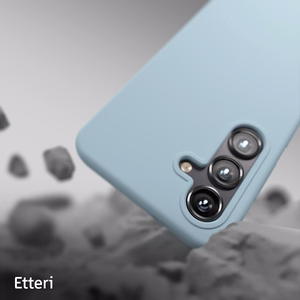 Etteri Silikoninis Mag dėklas for Samsung Galaxy S25 Edge šviesiai mėlynas