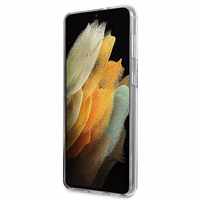 Karl Lagerfeld Karl&Choupette dėklas Samsung Galaxy S21+ - skaidrus