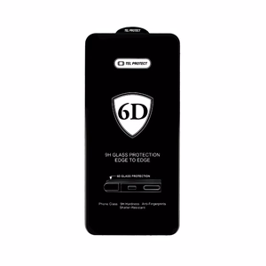 Tel Protect Pilnas klijavimo 6D apsauginis stiklas SAMSUNG GALAXY S23 PLUS juodas