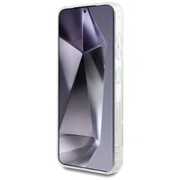 Dėklas telefonui Karl Lagerfeld Button Karl & Choupette Heads Išspausdintas logotipas MagSafe Samsung Galaxy S25 - baltas