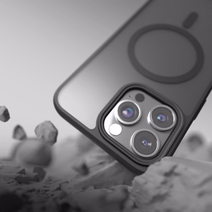 Etteri matinis Mag dėklas telefonui iPhone 15 Pro 6,1 (m) - juodas (m)