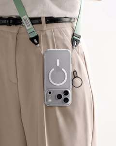 Ringke Fusion Magnetic MagSafe dėklas, skirtas iPhone 18 Pro / 17 Pro, skaidrus