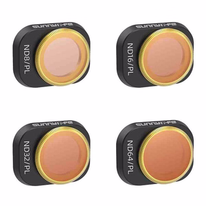 4 objektyvo filtrai ND/PL 8, 16, 32, 64 Sunnylife, skirti DJI MINI 4 PRO