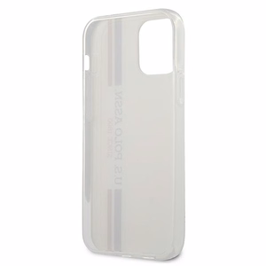 US Polo USHCP12LPCUSSWH Tricolor Collection dėklas, skirtas iPhone 12 Pro Max 6.7", baltas