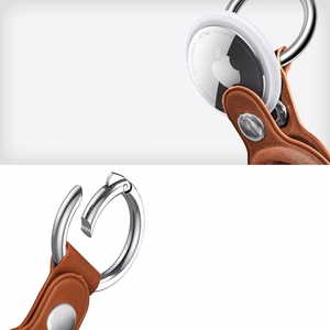 Tech-Protect NaturalFit dėklas Apple AirTag 1/2 - rudas