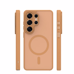 Mag Matt dėklas Samsung Galaxy S25 Ultra rudas