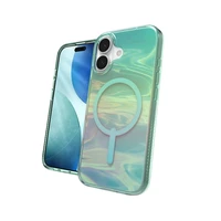 ZAGG dėklas MILAN SNAP, suderinamas su MagSafe, skirtas IPHONE 17, alyvos atspalvio