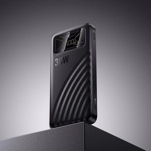Išorinis akumuliatorius Hoco Q42, 10000 mAh, QC PD, 30 W, 3 A, juodas