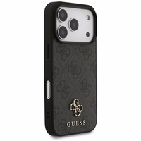 Guess 4G Small Classic Logo MagSafe dėklas iPhone 17 Pro - juodas